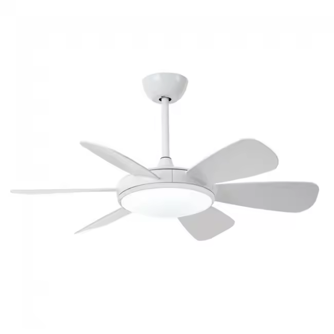 Wonderlamp Ventilador LED Clip Blanco (24W) - 1