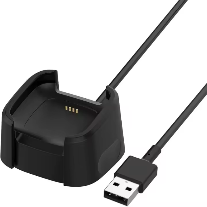 Cable cargador USB compatible con FITBIT VERSA 2 ⋆ Base de carga para smartwatch ⋆ Diseño compacto y portátil ⋆ Ideal como repuesto o para uso adicional ⋆ Conexión fiable ⋆ Compatible con carga en casa, oficina o viajes ⋆ Envío desde España - 1