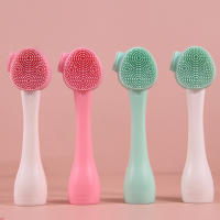 Cepillo De Limpieza Facial De Silicona 2 En 1 Instrumento De Limpieza Facial Eliminador De Masка De Arcilla Y Rascador De Maquillaje - details 6