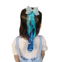 Peinado De Princesa Con Lazo De Cabello Gradient Para Niñas Accesorios De Cabello Estilo Floral Adornos Para Niños - details 10