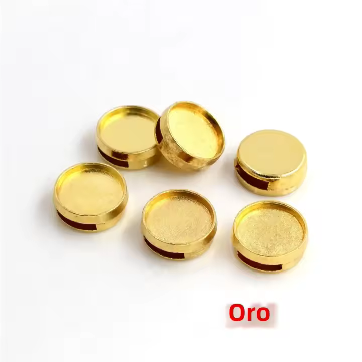 20pcs Base De Cábalo De Moda Antiguo Plateado Tamaño Interno 12mm Para Pulsera De Cuero De 8mm Con Encantos Y Colgantes Para Joyería - 1
