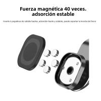 Soporte De Teléfono Móvil Para Coche Con Ventilador De Aire Montaje En Ventosa Rotación 360 Grados Compatible Con Xiaomi iPhone 15 Samsung - details 3