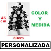 Flores artificiales para cementerio,Centro Flores para santos duraderas de tela con maceta,Gerimport,Envios desde España - details 2