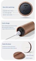Luz Nocturna Sensor De Cuerpo LED Diseño De Madera Para Dormitorio Luz De Pared Manejable Luz De Lectura De Escritorio Iluminación De Pasillo Baño - details 9
