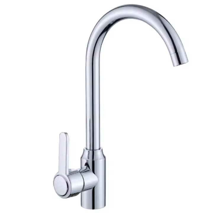 Grifo de acero inoxidable cocina caliente y fría grifo del fregadero grifo de lavandería Bola de mezcla grifo - 1