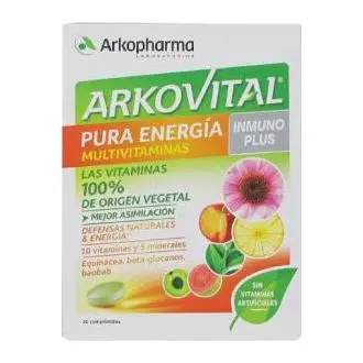 Arkopharma Arkovital Pura Energía Inmunoplus, 30 Comprimidos - 1