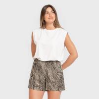 Tramas+ Pantalón Corto Fluido y Holgado con cintura ajustable, cómodo y fresco para Verano - details 2