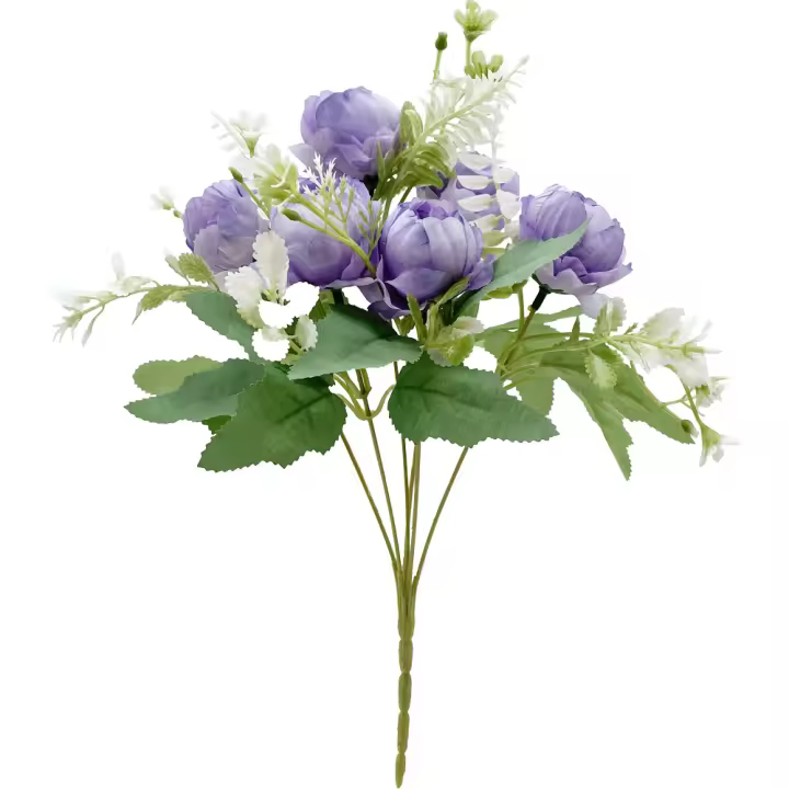RAMO DE ROSAS ARTIFICIALES 32CM 3PCS - 1