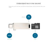 Lector De Tarjetas De Memoria Micro SD/TF Tipo C Para MacBook O Smartphone Con Interfaz USB-C Lector Multifuncional De Tarjetas SD/TF/Micro SD Para Dispositivos Con USB-C - details 12