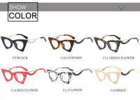 Gafas De Ojos Retro Para Mujer OEC CPO E678 Marco De Gafas De Moda Acetato Lente Transparente Para Receta Médica - details 2