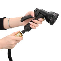 Bomba De Jardín Expansible De Doble Conector Metálico Alta Presión PVC Rollo De Agua Mágica Para Riego De Granja Lavado De Coche - details 7