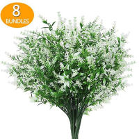 1 Pieza Flores Artificiales De Lavanda Falsa Resistente Al UV Plantas Decorativas De Plástico Para Exterior Decoración De Eventos - details 5