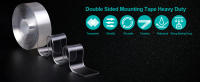 Cinta Doble Cara Nanotape No Huele a Gel Sticker Para Baño Y Cocina Fregadero De Lavabo Adhesivo Impermeable Ancho 3cm - details 0