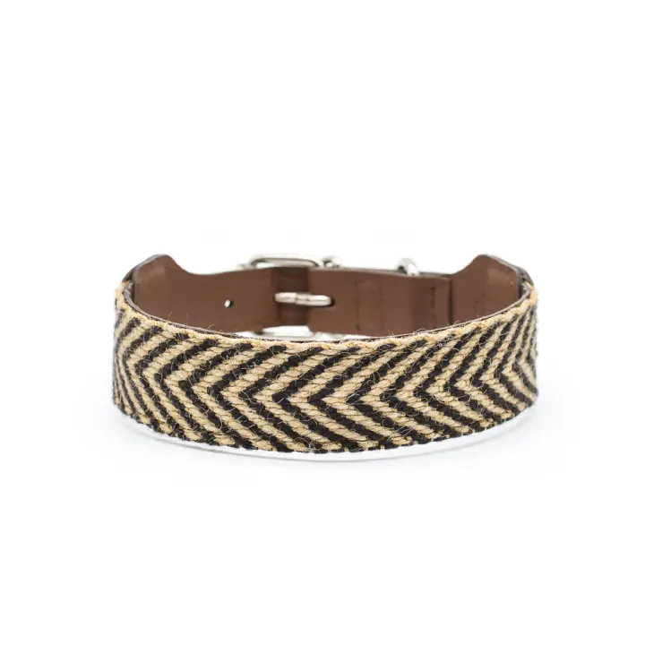 LADRAN GAUCHO - Collar para Perros JOCHO de Cuero Hecho a Mano - Resistente, Ajustable y Artesanal - 1