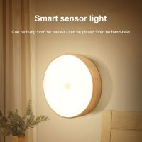Lámpara Nocturna Inteligente Con Sensor De Movimiento LED Recargable Por USB Luz Automática De Emergencia Con Adhesivo Magnético - details 0