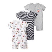 Mono de verano para bebé, de manga corta, con cremallera de doble cabeza, para gatear, para recién nacido, caja de regalo - details 23