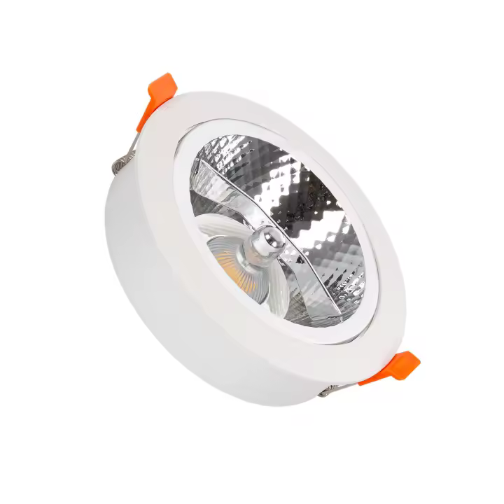 Ledkia Foco Downlight LED 15W AR111 Corte Ø 120 mm 3000K Blanco Cálido - 1