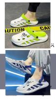 Clogs De Verano Para Hombres Zapatillas De Playa Moda Con Agujeros Sandalias De Exterior Zapatos Planos Suaves Y Ligeros Para El Hogar - details 4