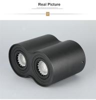 Lámpara De Techo Redonda LED Surface Mounted GU10 Doble Cabeza Para Decoración Del Hogar Spot Light Rotable a 30 Grados Material Aluminio - details 3