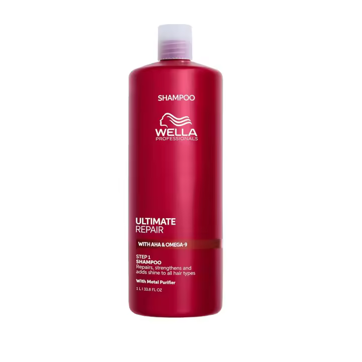 Wella Professionals Ultimate Repair Step 1 Shampoo 1000 Ml. / Champú Reparador para Cabello Dañado. - 1