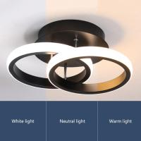 Lámpara De Techo LED Moderna Para Pasillo Escaleras Entrada Attic Iluminación Interior Cuadrada Estilo Minimalista Luces Fixiones Para Cocina - details 7