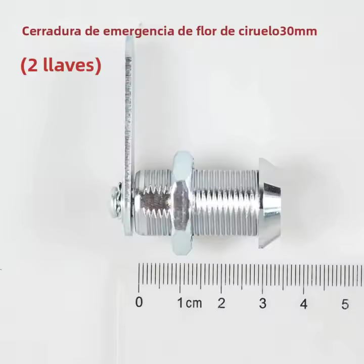 Cerradura De Cilindro Segura Para Cajón De Herramientas Mesa Archivo Despacho Repuesto Con 2 Llaves - 1