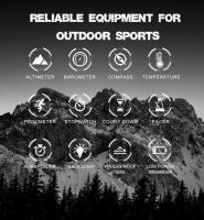 Reloj Digital Para Hombre NORTH EDGE APACHE-46 Deportivo Al Aire Libre Con Altimetro Barometro Y Compas Resistente Al Agua WR50M - details 1