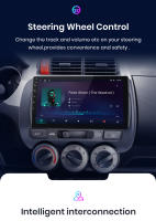Junsun Android 13 inalámbrico CarPlay Android Auto Radio para Honda Fit Jazz City 2002 2003 2004 2005 2006 2007 coche Multimedia navegación GPS autorradio - details 11