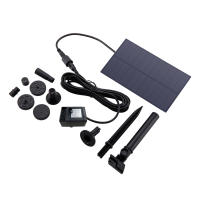 Mini Bomba De Agua Solar 5W 5V Kit De Placa Solar Para Fuente De Jardín Piscina Fuente Interior Pabellón Para Pájaros Baño Exterior - details 9