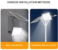 Lámpara Solar LED Super Brillante 100W 200W 300W 400W IP67 Impermeable Exterior Farol De Inundación Para Jardín Luz De Calle Moderna - details 12