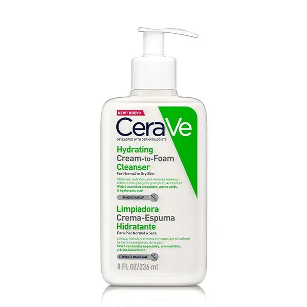 Ceravé Limpiadora Crema-Espuma Hidratante 236ML - 1