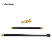 Bastón De Moda Dorado Con Flor Mango Decorativo Elegante Para Fiesta 93cm Con Punta De Goma Material De Acero - details 9