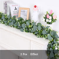 Planta Artificial De Eucalipto 170cm Hojas Verdes Para Decoración De Bodas Y Jardines Planta Falsa De Babas De Aire Colgante De Seda Para Hogar Y Exposiciones - details 2