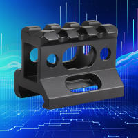 Base De Montaje De Aluminio Para Rifle 3 Ranuras 20mm Riser Mount Quick Release Para Ranura Picatinny Soporte De Escopeta - details 1