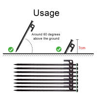 Juego De 4/8 Palos De Tenda De Acero Forzado Con Bolsa De Almacenamiento Para Acampar Y Construcción De Carpa Durable Para Exterior - details 8