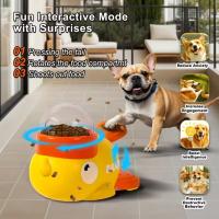 Dispensador De Alimentos En Forma De Pato Amarillo Interactivo Para Gatos Juguete De Entretención Para Perros Durable De Plástico Rompe Monotonía Y Aumenta El Uso De La Cabeza - details 13