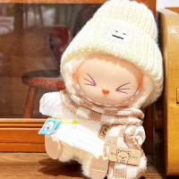 Ropa De Peluche Labubu Para Bebé 17cm Accesorios De Anime Lindo Y Moderno Traje De Hoodie Para Regalo De Navidad Unisex - details 27