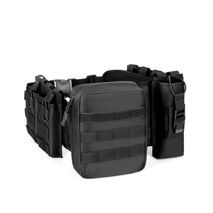 Cinturón táctico de camuflaje externo, cinturón Molle multición. - 1