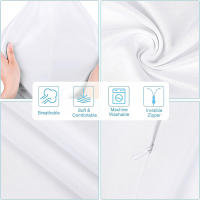 10Pcs Fundas Para Cojines DIY Blanca De Poliéster Pezón Modernas Eco-amigables Para Decoración Del Hogar Sin Núcleo De Cojín - details 2