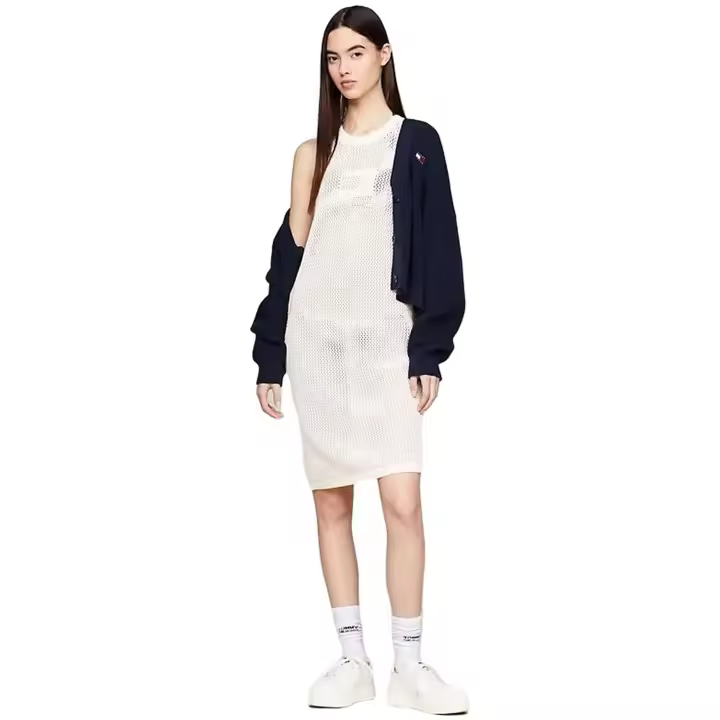 Vestido Tommy Jeans  para mujer en color blanco - 1