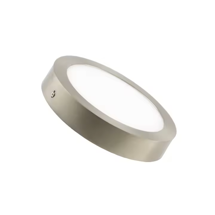 Ledkia Plafón LED 18W Circular Metal Ø225 mm Silver - 1