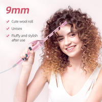 CkeyiN Mini Rizador De Pelo 9mm Berza Cerámica Profesional Para Estilizar Cabello Seco Y Húmedo Herramienta De Salon Tamaño Pequeño - details 0