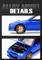 Modelo De Coche Simulación 1:32 Impreza WRX STI De Metal Para Jóvenes Y Adultos Regalo Para Niños Juguetes Decorativos De Vehículos - details 8