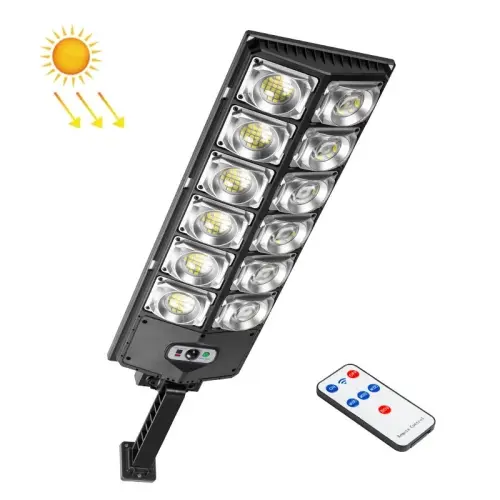 Luz Led Solar Para Exterior, Lámpara Solar Powerful 720 LED with Remote Control Y 3 Modos, Luz impermeable para Jardín y Calle - 1