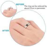 Ajustador De Tamaño De Anillo De Silicona Invisible Transparente Con 8 Tamaños Fijador Tensión Espaciador De Joyería Herramienta De Ajuste - details 2
