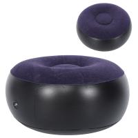 Silla De Camping Inflable Con Esfuerzo De Piel Silla Portátil Para Exteriores Con Soporte De Pies Para Viajes Y Oficina - details 3