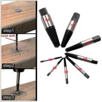 Extrayente De Tornillos Rotos 5/6/8 Piezas Acero Duradero Fácil De Usar Herramienta Para Remover Tornillos Dañados Y Bolts Centro De Buey - details 14