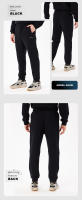 Baasploa Pantalones Deportivos Para Hombre Con Cierre De Cordón Algodón Y Poliéster Transpirables Pantalones Casuales Suaves Para Correr - details 8