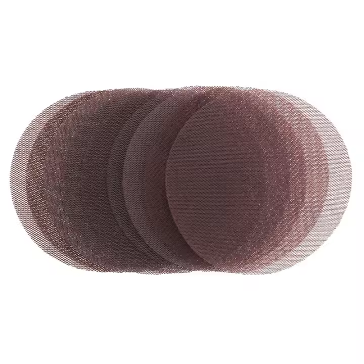 Discos De Arena Malla 5/6 Pulgadas 10 Piezas Adhesivos Polvo Libre De Pulido Y Grano 60-1000 Para Automóviles VIBRATITE - 1