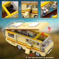 Bloques Técnicos De Carro Retro Para Adultos Modelos De Escena De Breaking Bad Laberinto De Cocina Con Personajes Walter White Y Pinkman Juguete De Construcción Para Regalo - details 3